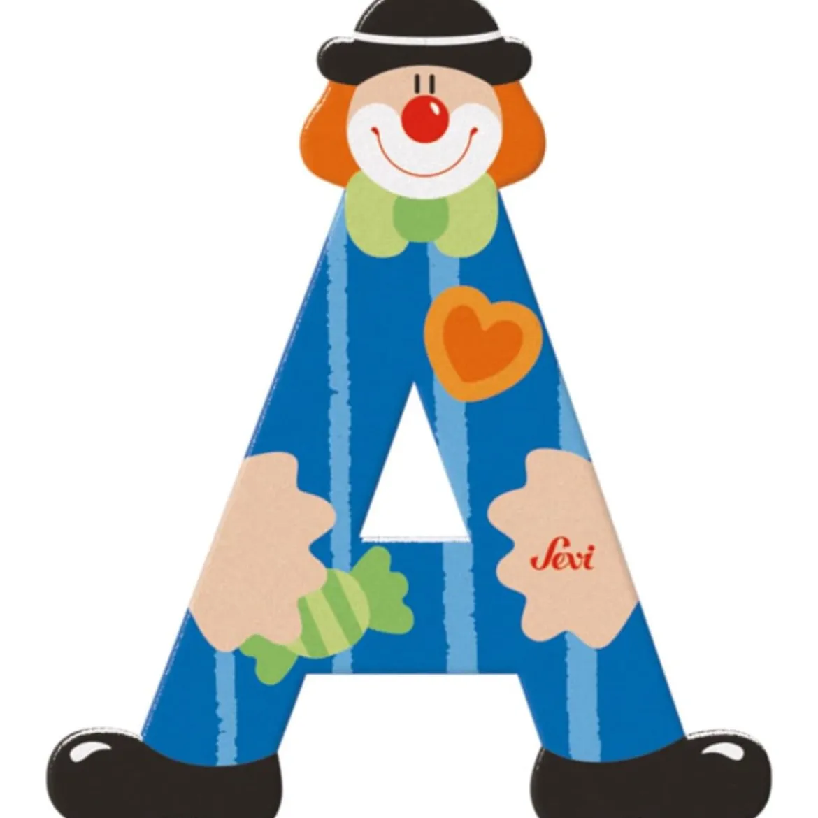 lettera a - clown