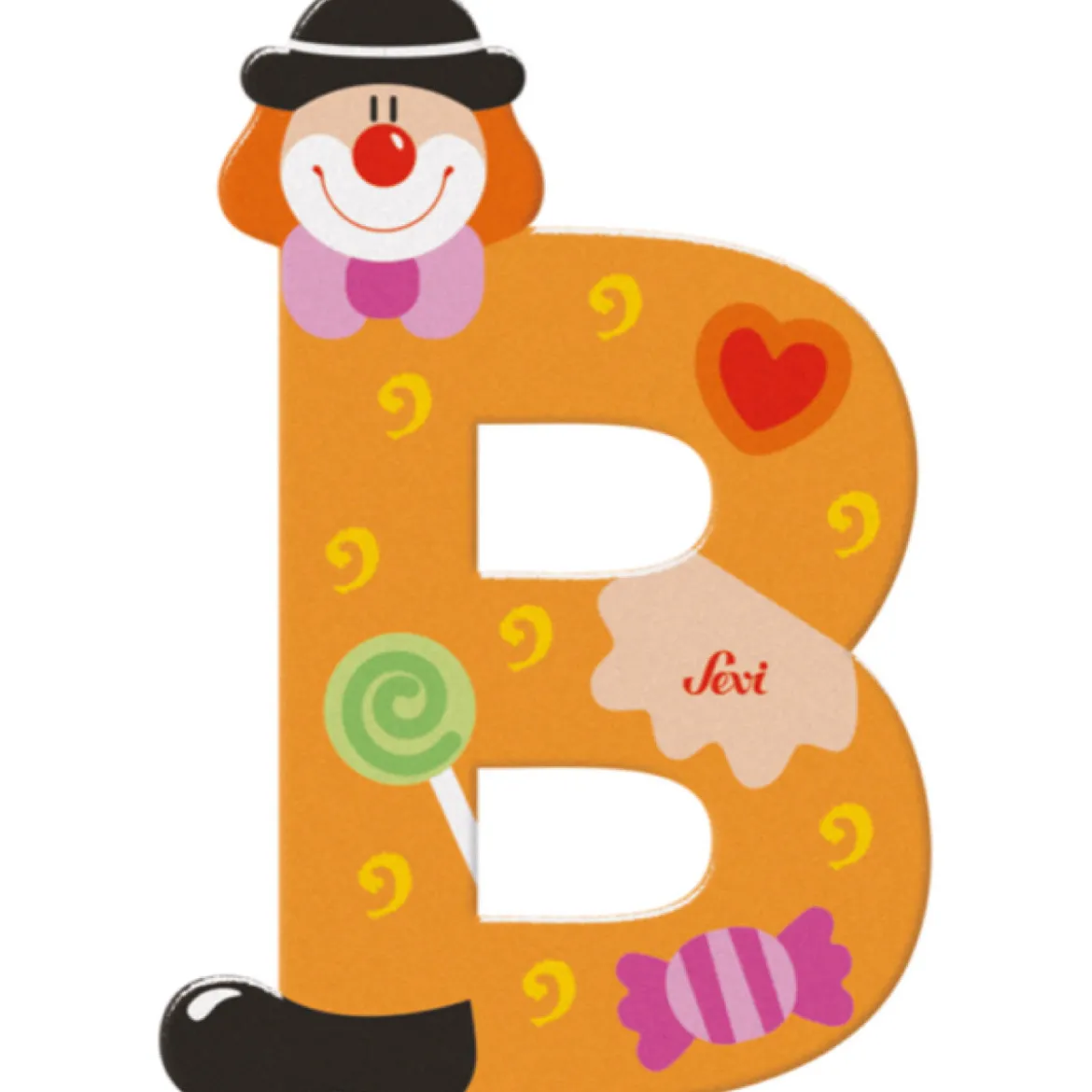 lettera b - clown