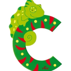 lettera c camaleonte