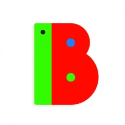 lettera in legno - b