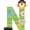 lettera n - clown