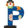 lettera p - clown