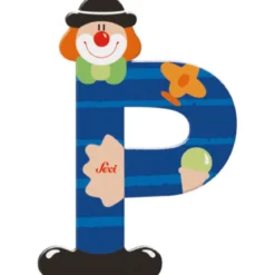 lettera p - clown