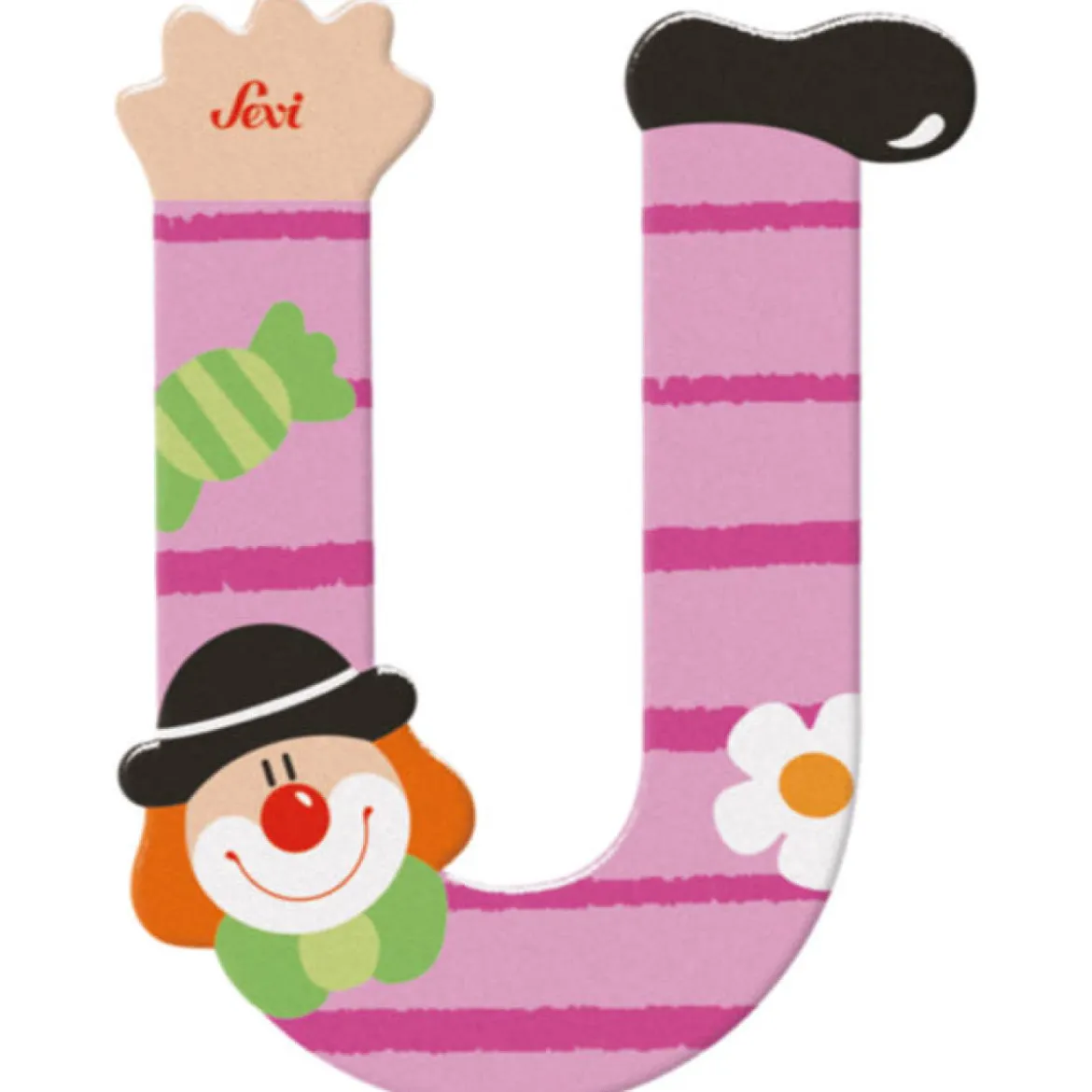 lettera u - clown