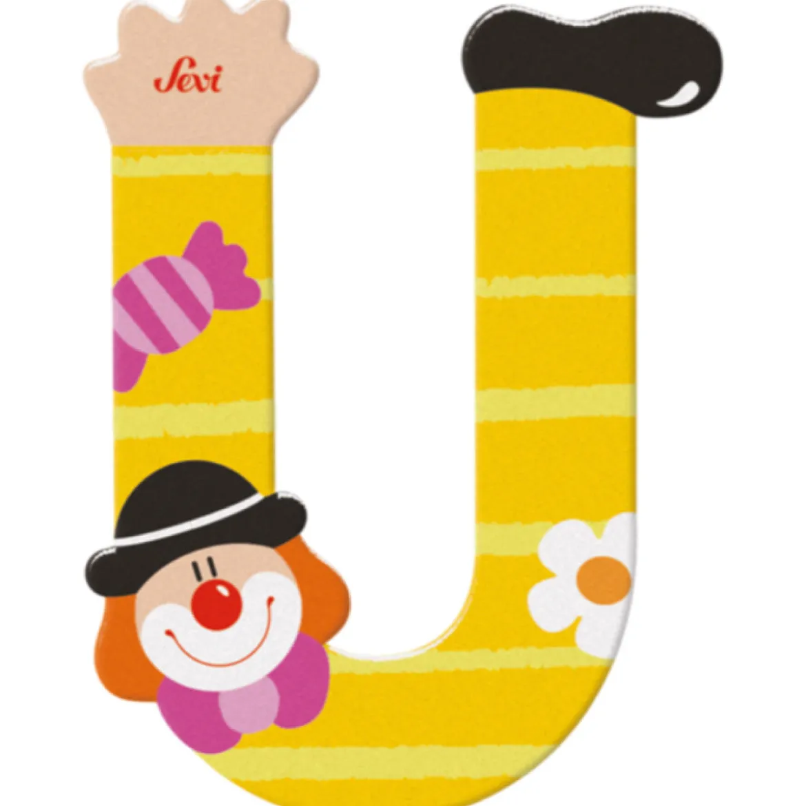 lettera u - clown
