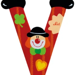 lettera v - clown