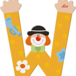 lettera w - clown