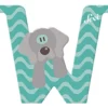 lettera w - weimaraner