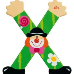 lettera x - clown