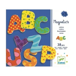 38 lettere magnetiche grandi