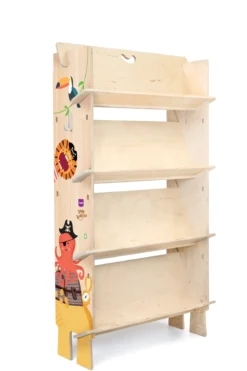 libreria montessori tuco in legno - pirati