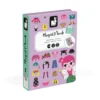 libro magnetico costumi ragazza - 46 magneti