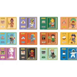 libro magnetico storia - 60 magneti