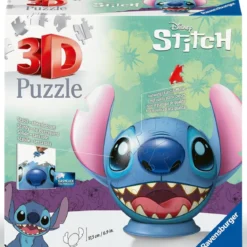lilo e stitch - stitch con orecchie - puzzle 3d