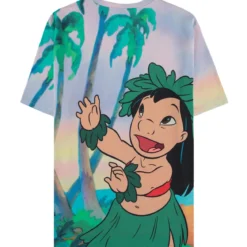 lilo & stitch - aop unisex short sleeved t-shirt - m