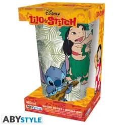 lilo & stitch - bicchiere 400ml - lilo & stitch ohana