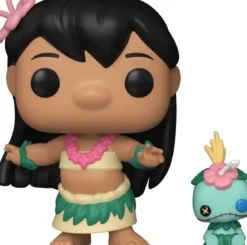 lilo & stitch - hula lilo with scrump 9cm - funko pop! 1741