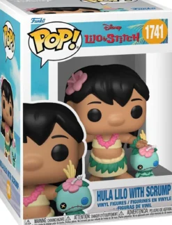 lilo & stitch - hula lilo with scrump 9cm - funko pop! 1741