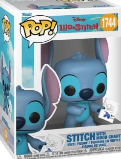 lilo & stitch - stitch with mood chart 9cm - funko pop! 1744