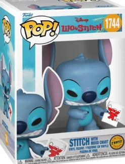lilo & stitch - stitch with mood chart 9cm - funko pop! 1744 chase