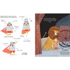 l' intrepida coralie e il leone. ediz. a colori