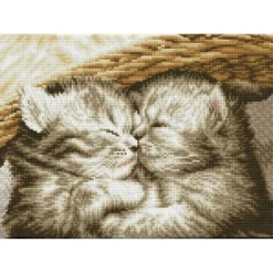 little darlings - diamond dotz squares dq8.023 42x30cm