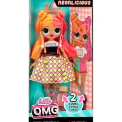 lol surprise omg - neonlicious - fashion doll 25cm