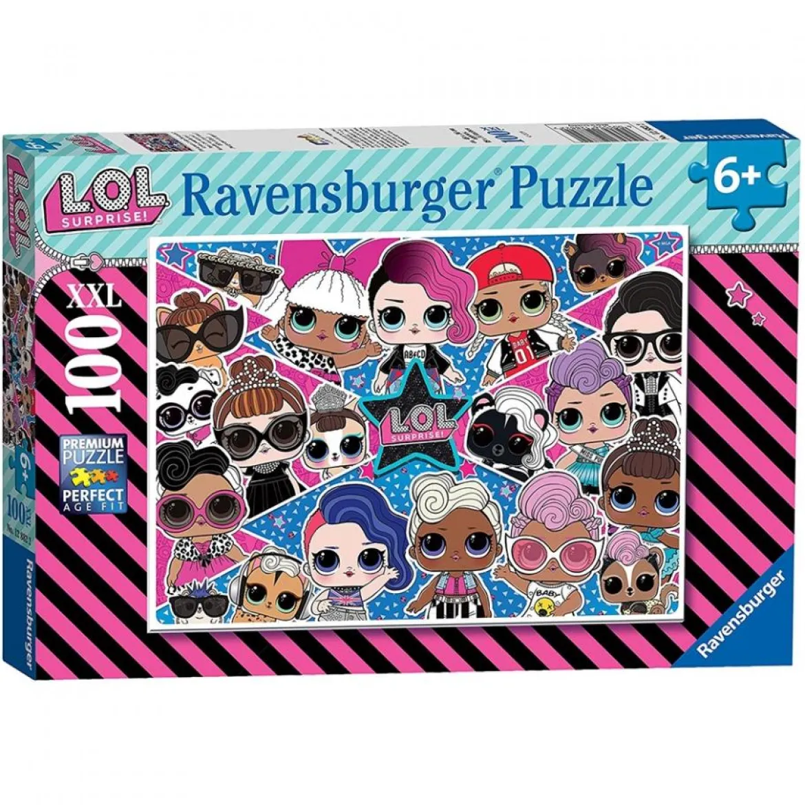 lol surprise - puzzle 100 pezzi xxl