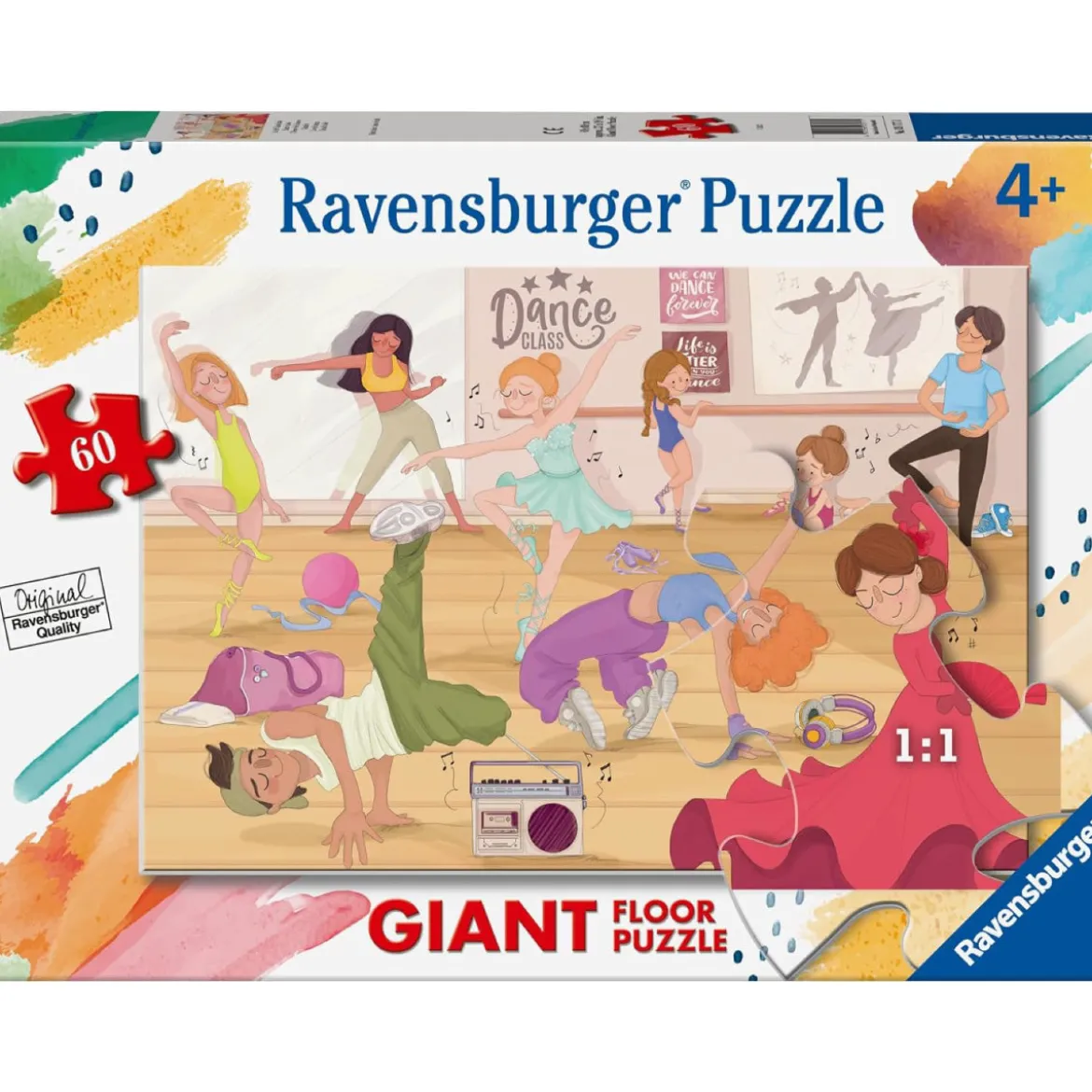 l'ora di danza - puzzle da pavimento 60 pezzi