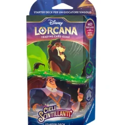 lorcana - cieli scintillanti - smeraldo & acciaio - starter deck (ita)
