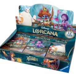 lorcana - mare di azzurrite - box 24 buste (ita)