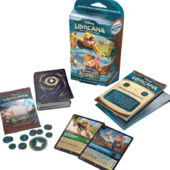 lorcana - mare di azzurrite - smeraldo & zaffiro - starter deck (ita)