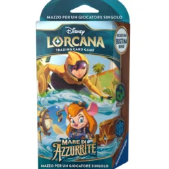 lorcana - mare di azzurrite - smeraldo & zaffiro - starter deck (ita)