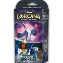 lorcana - rise of the floodborn - mago merlino & principessa tiana - starter deck (eng)