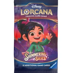 lorcana - shimmering skies - bustina singola 12 carte (eng)