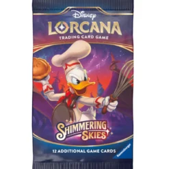 lorcana - shimmering skies - bustina singola 12 carte (eng)