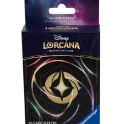 lorcana - shimmering skies - cardback 65 card sleeves