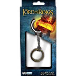 lord of the rings - keychain 3d - anello