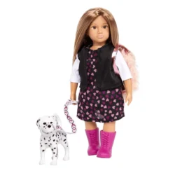 lori - gia e gunner - bambola e dalmata 15cm