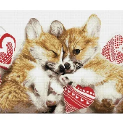 love cuddles - diamond dotz intermediate dd10.050 51x41cm
