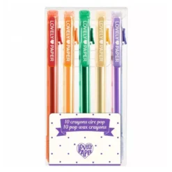lovely paper - 5 pastelli a cera