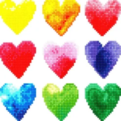 love rainbow - diamond dotz beginner dd3.026