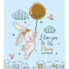 love you to the moon and back - diamond dotz intermediate dd5.058 27x32cm