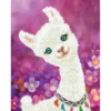 lulu llama - diamond dotz intermediate dd7.018 32x42cm