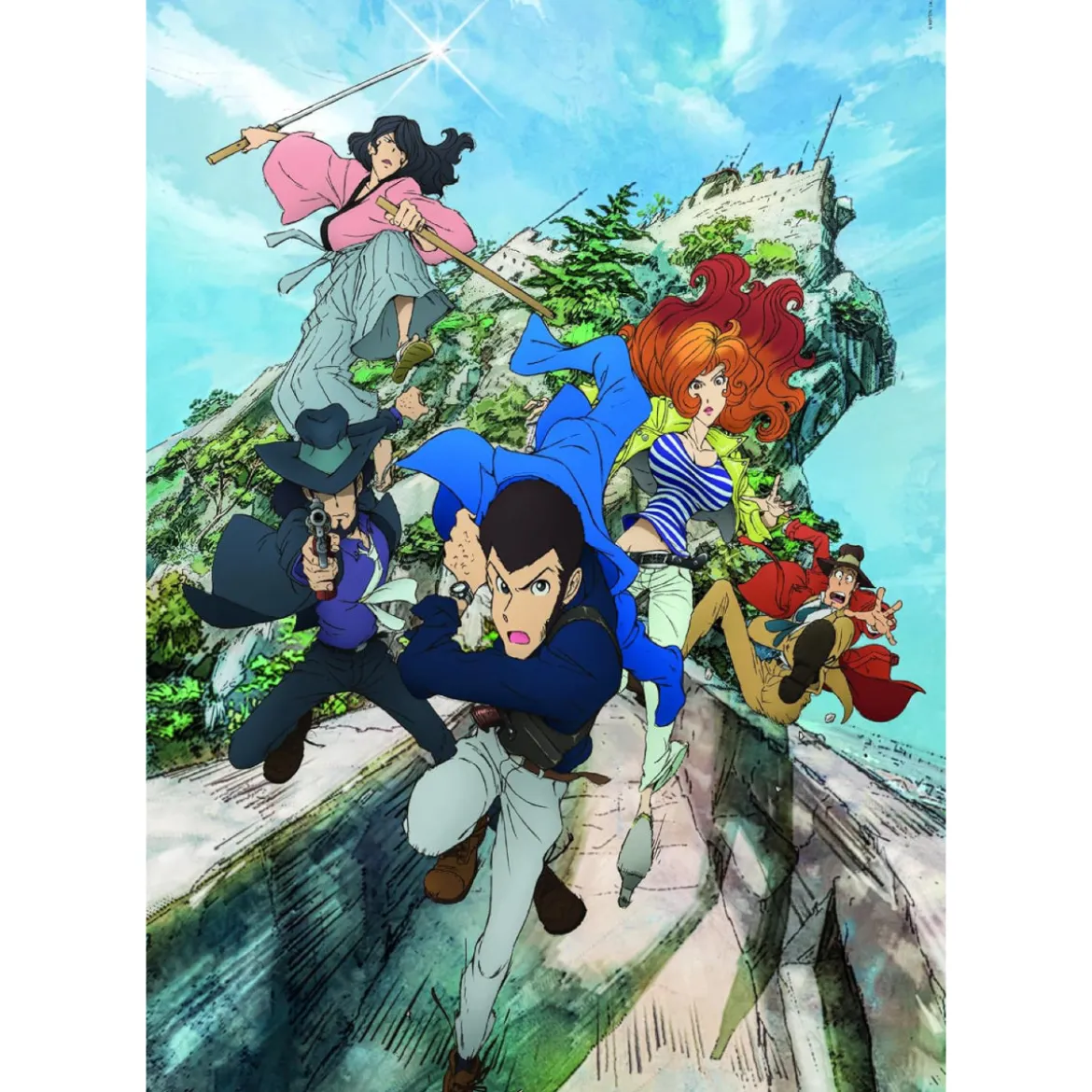 lupin iii - puzzle 1000 pezzi
