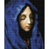 madonna blu (carlo dolci) - diamond dotz simply ddr007 35x45cm