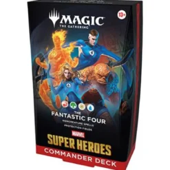 magic the gathering - marvel super heroes - mazzo commander - fantastic four (eng)