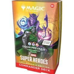 magic the gathering - marvel super heroes - mazzo commander collector - doom prevails (eng)