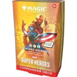 magic the gathering - marvel super heroes - mazzo commander collector - avengers assemble (eng)
