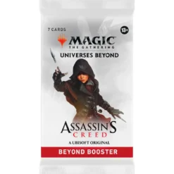 magic the gathering - universes beyond: assassin's creed - busta di gioco - bustina singola 7 carta (eng)